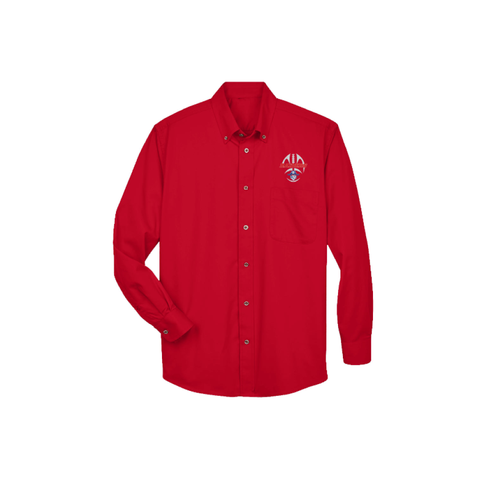 Adult Fairport Football and Cheer Button Down Shirt