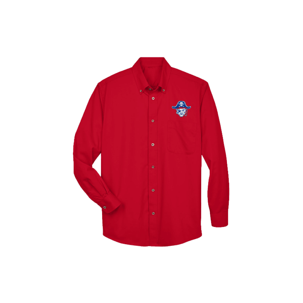 Adult Fairport Football and Cheer Button Down Shirt