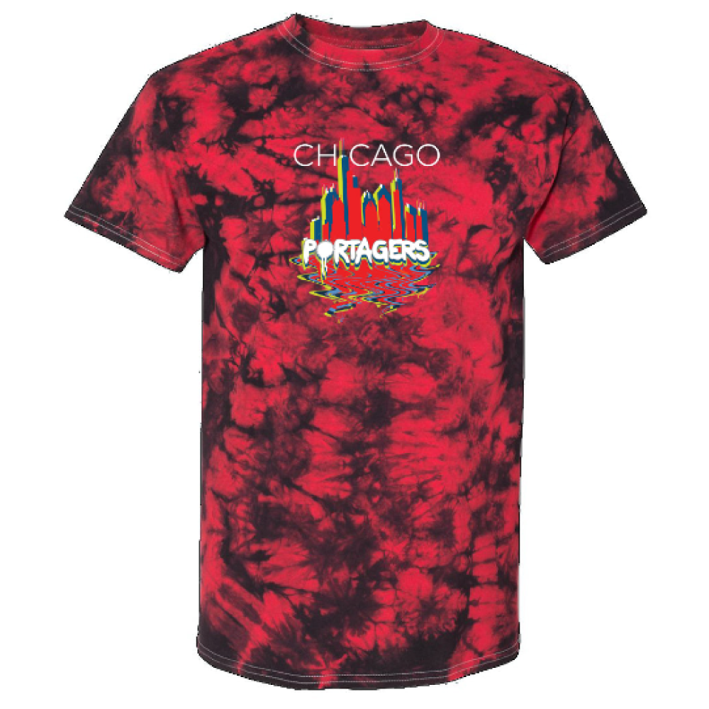 Adult Chicago Portagers Tie Dye Shirt