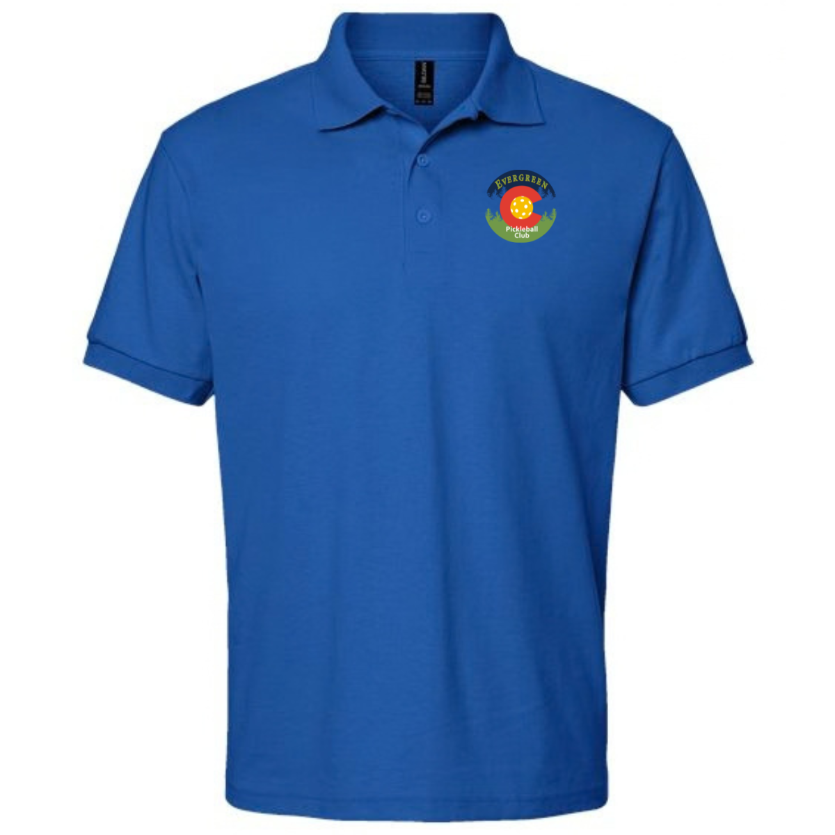 Adult Evergreen Pickleball Gildan Dryblend Polo