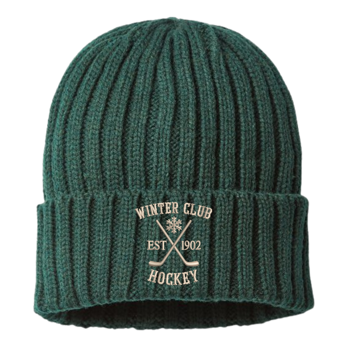 Winter Club Atlantis Cable Knit Cuffed Beanie