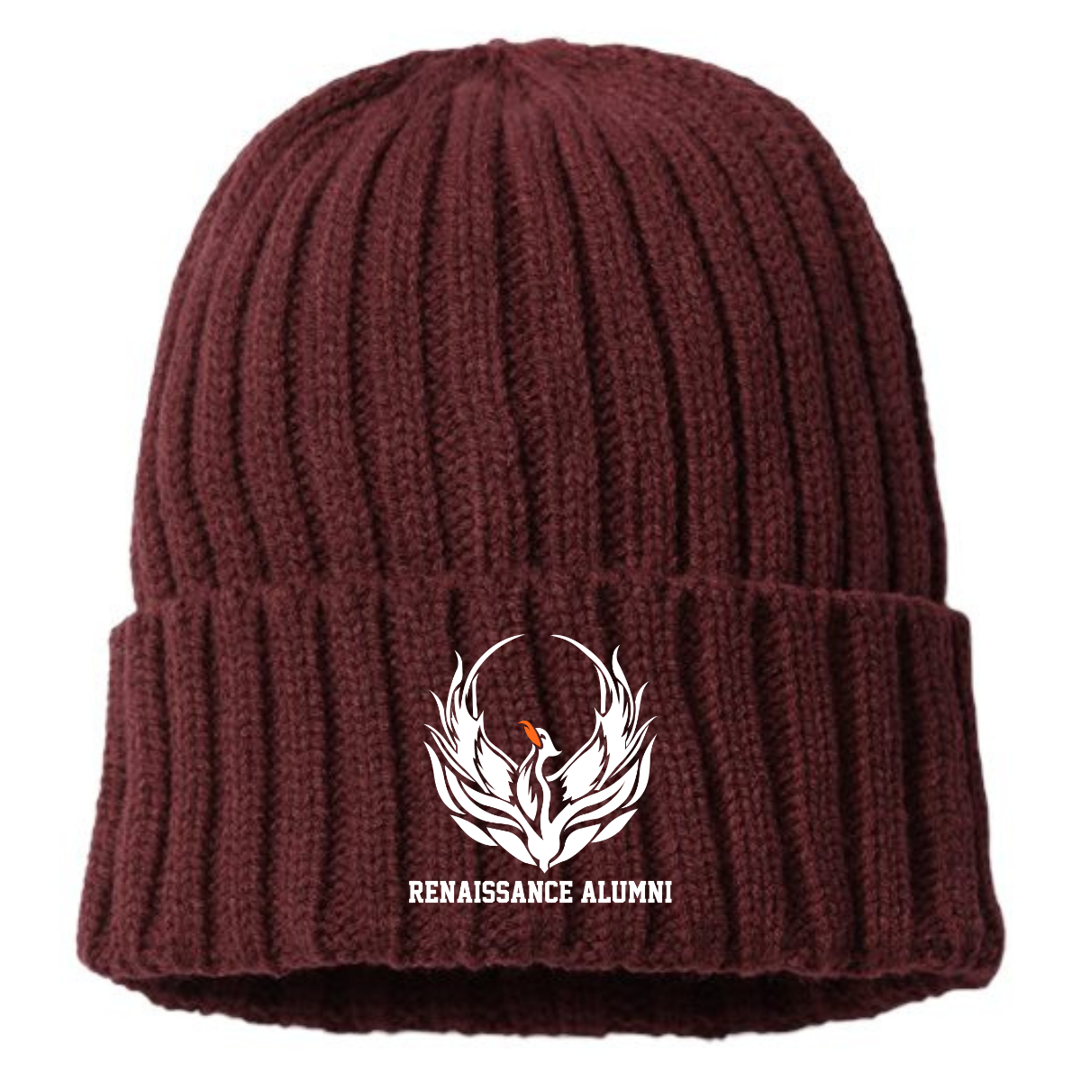 Renaissance High School Atlantis Headwear Cable Knit Cuffed Beanie