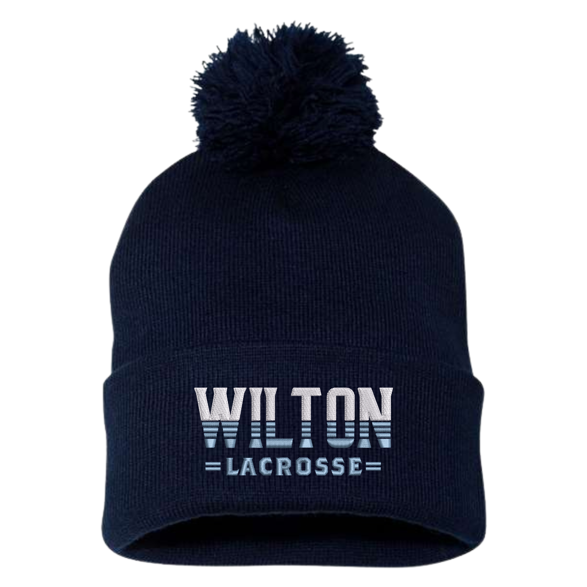 Wilton Lacrosse Sportsman Pom-Pom Knit Cap