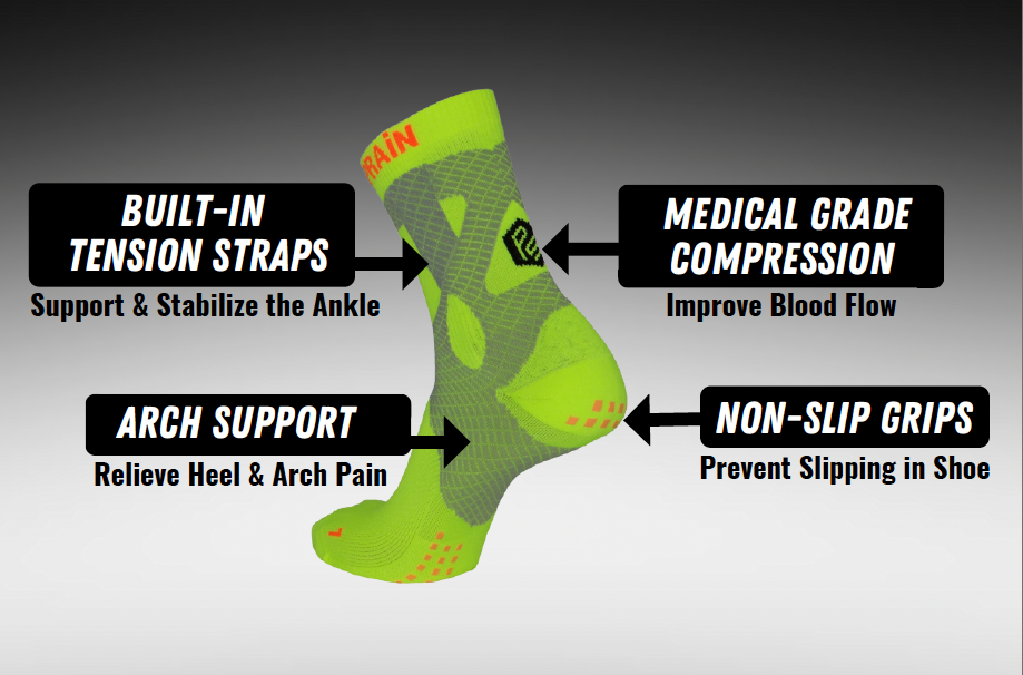Prevent Sprain Crew Socks