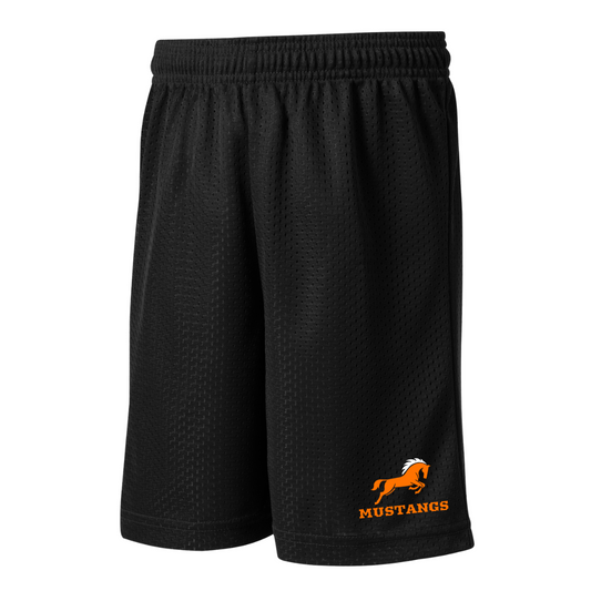 Youth Mustangs Sport-Tek Classic Mesh Short