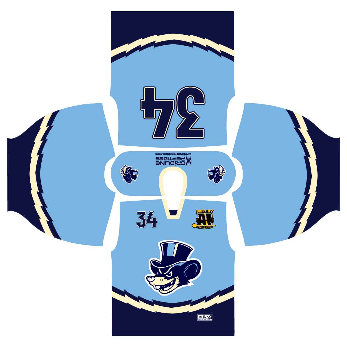 River Rats StickStar Box Uniform Set