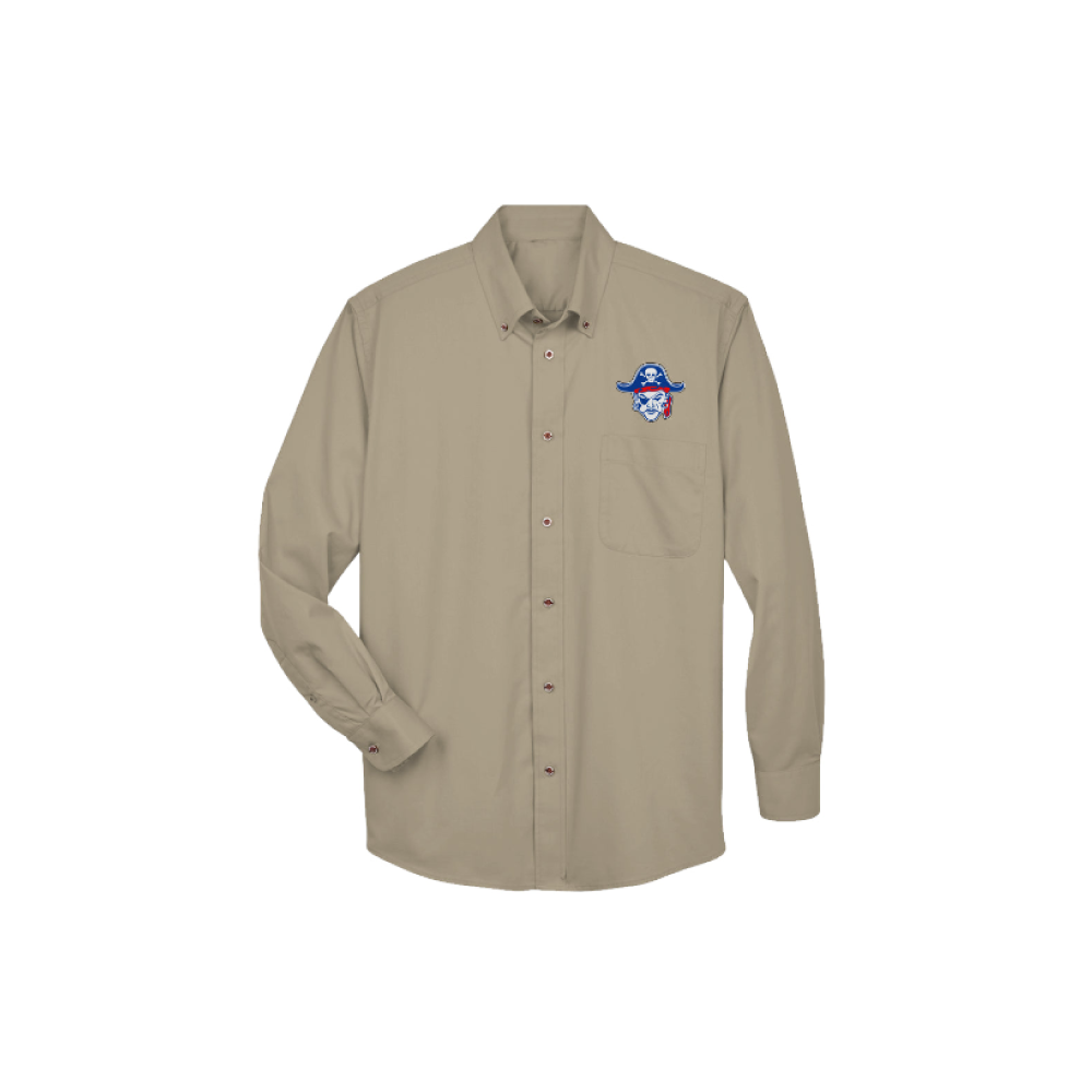Adult Fairport Football and Cheer Button Down Shirt