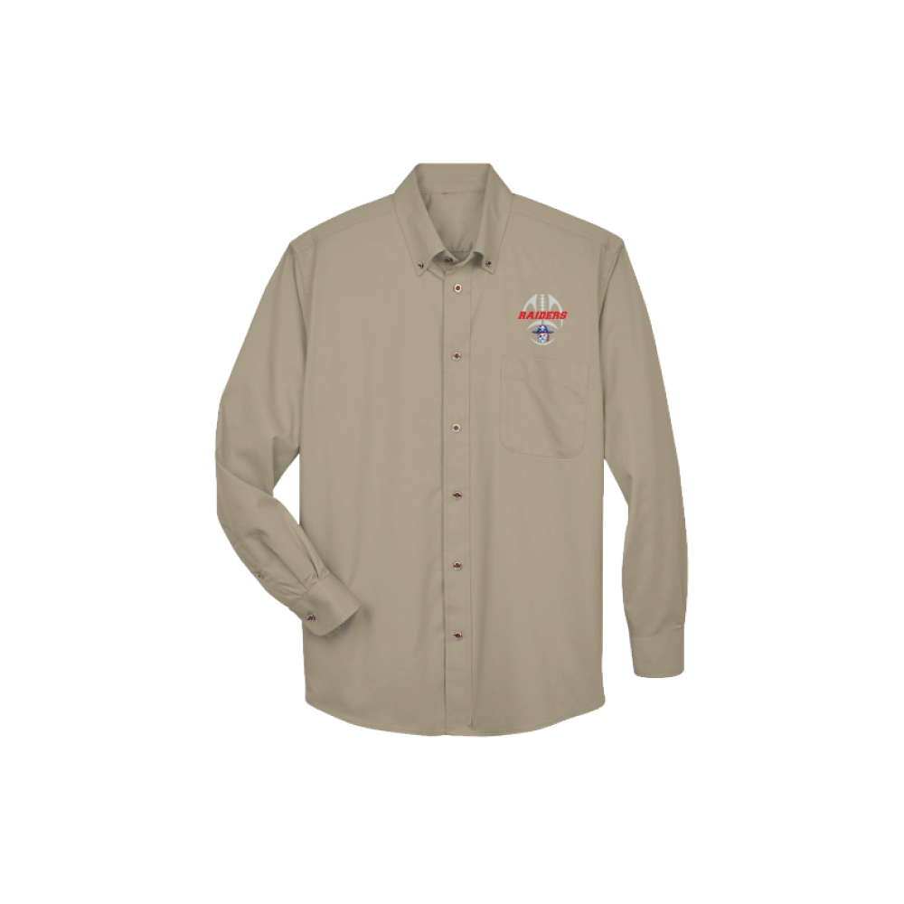 Adult Fairport Football and Cheer Button Down Shirt