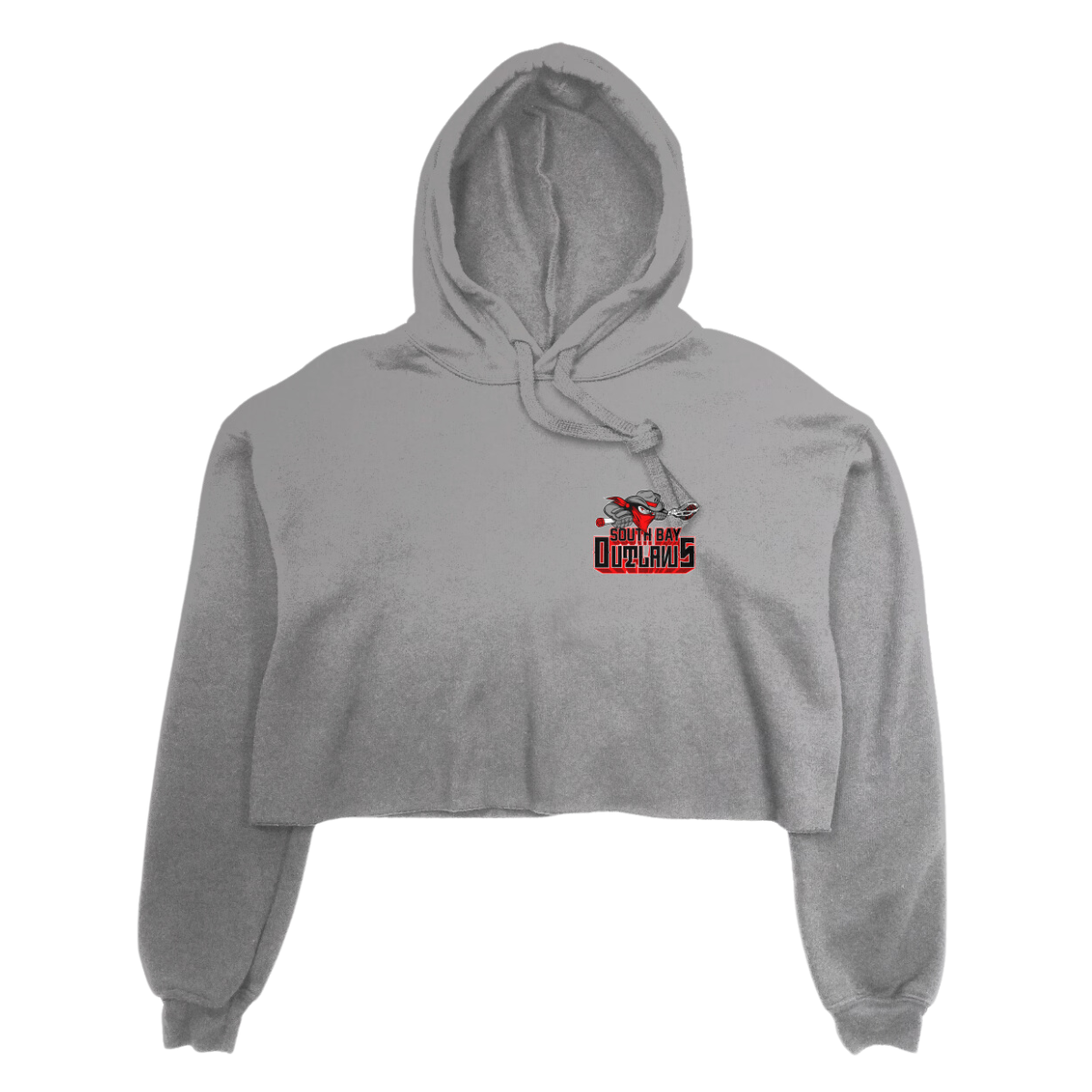 Women's South Bay Outlaws Bella + Canvas Cropped Hoodie