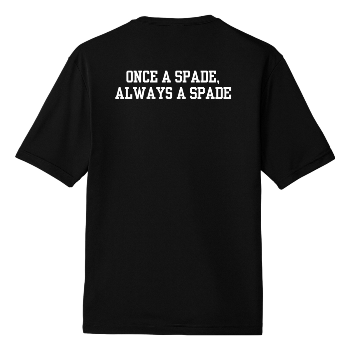 Youth Spades Sport-Tek PosiCharge Competitor Tee - Black back