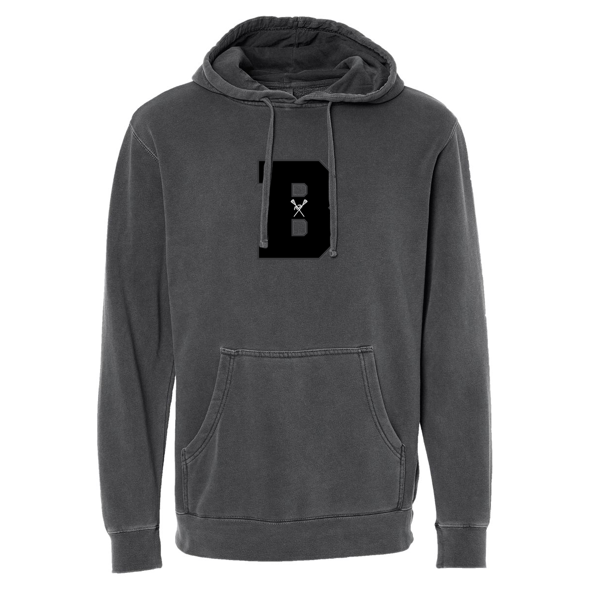 Adult Brooklyn Lacrosse Pigment Dyed Hoodie