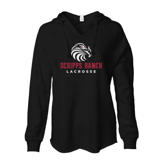 Womens SRLax Lighweight Wave Wash Hoodie
