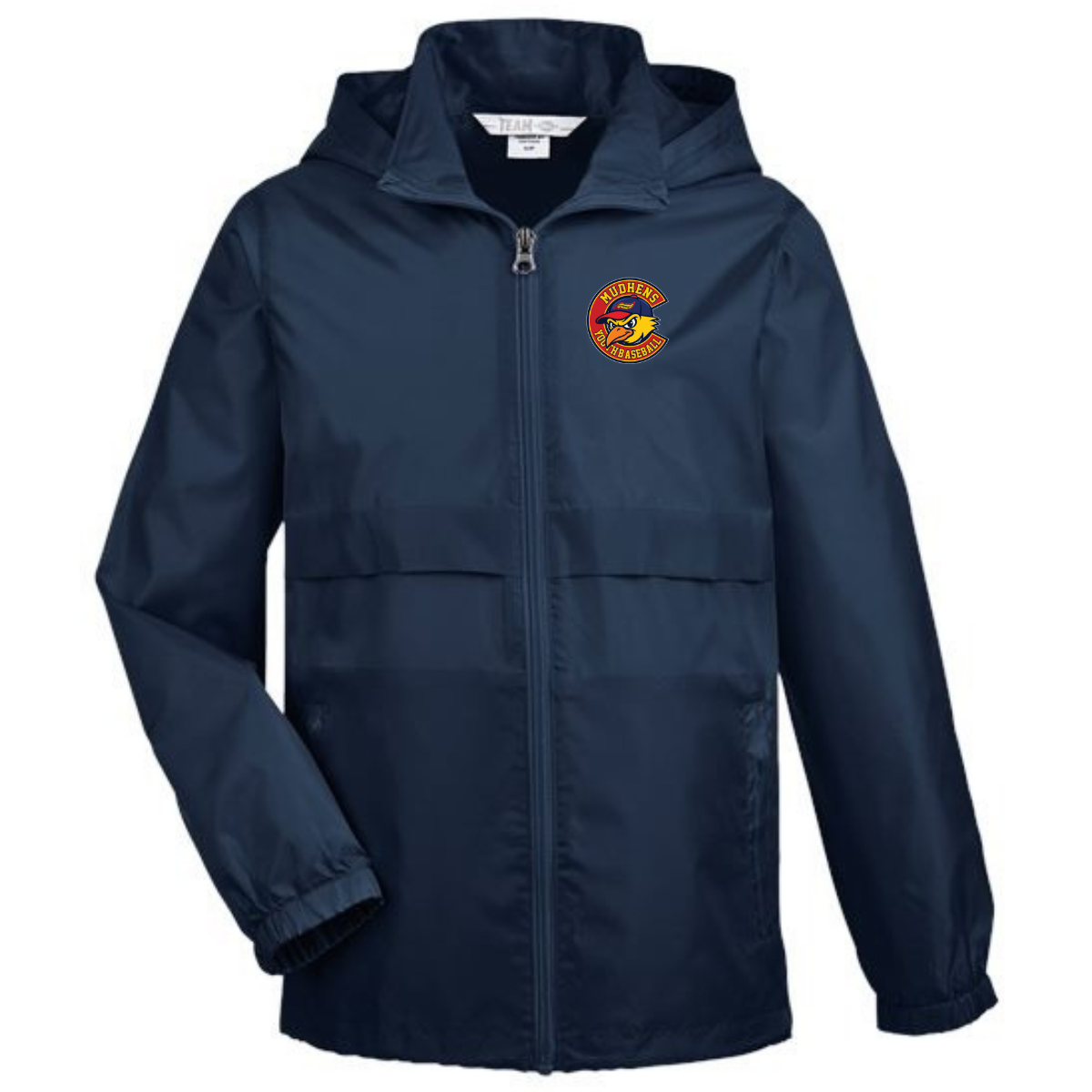 Youth Mudhens Baseball Team 365 Lightweight Rain Jacket