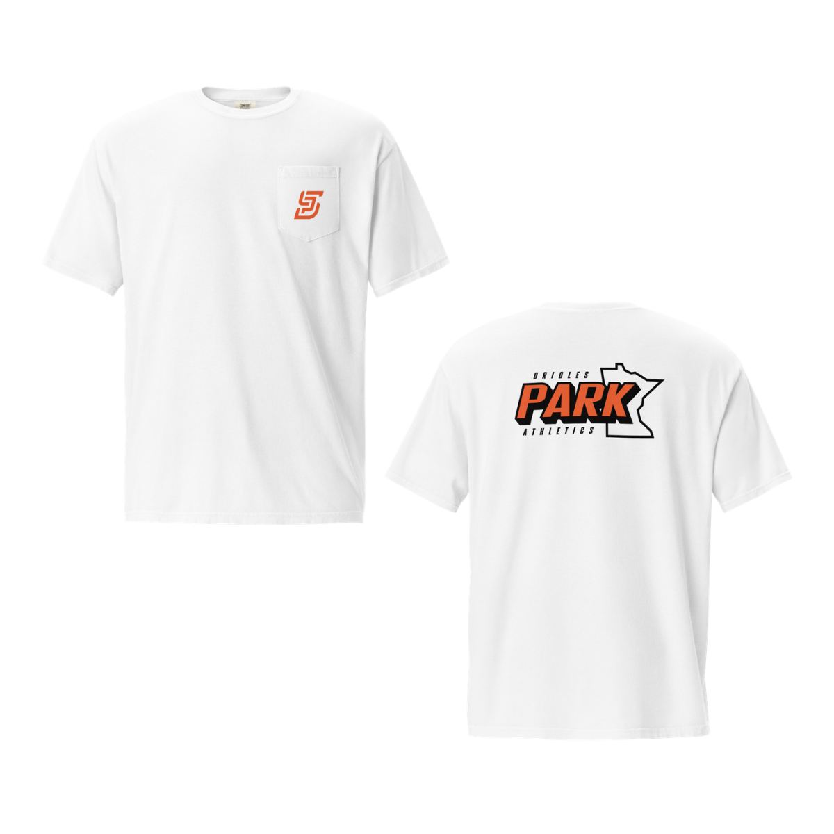 Adult St. Louis Park Traveling Basketball Comfort Colors Pocket Tee