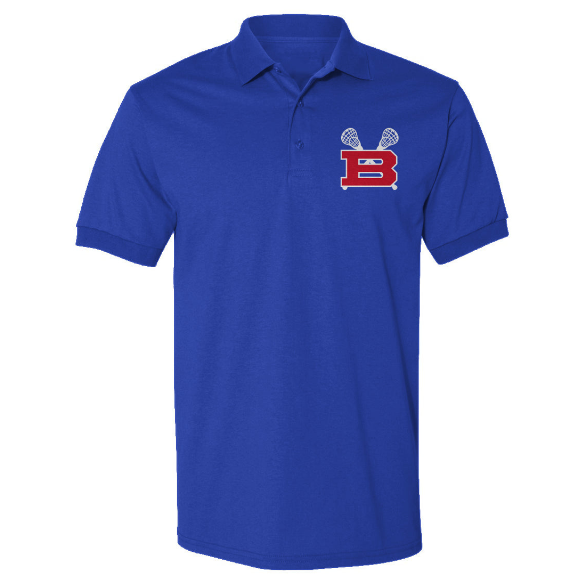 Adult Bartlett HS Lacrosse Gildan Dryblend Polo