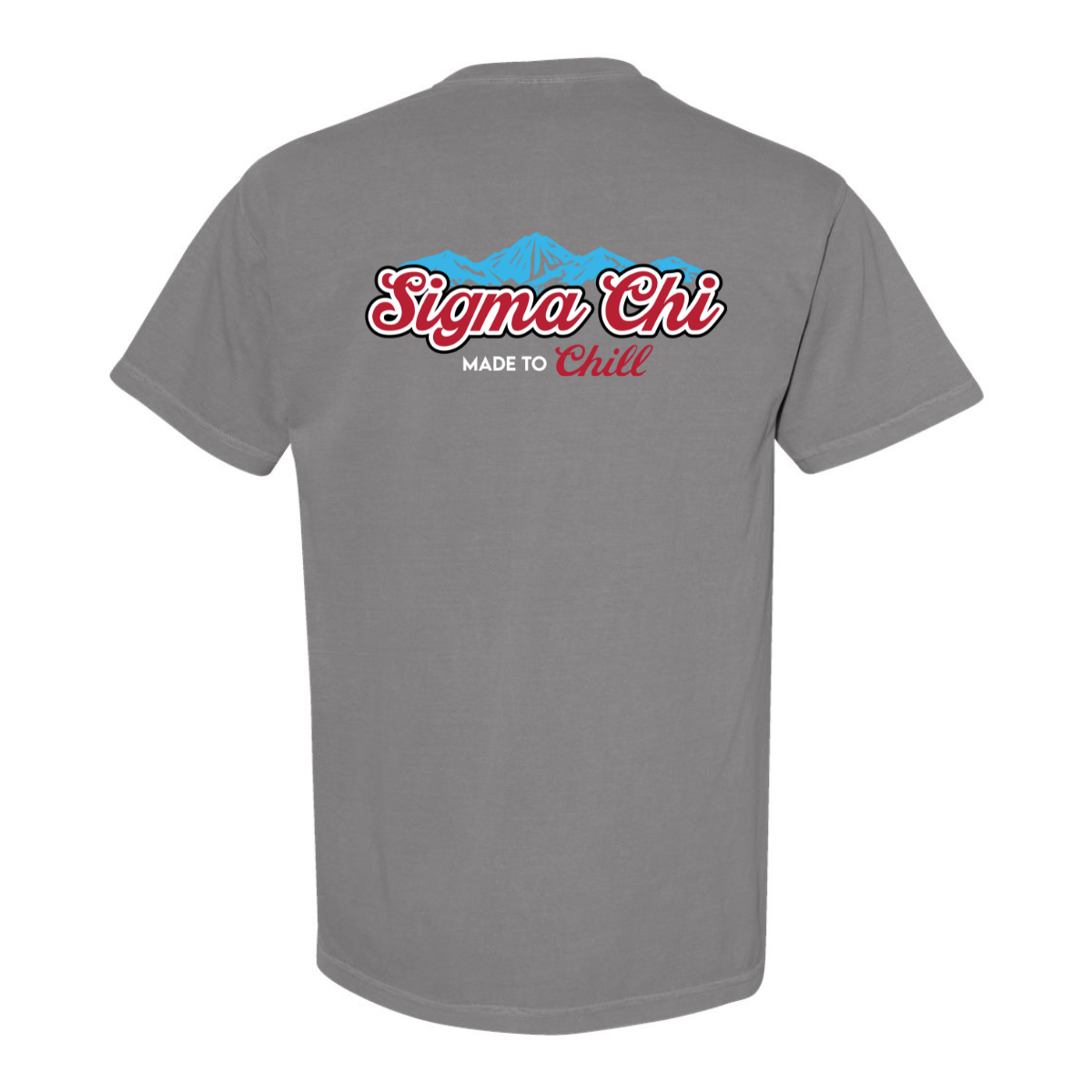 Adult Sigma Chi Beta Mu Comfort Colors Pocket Tee