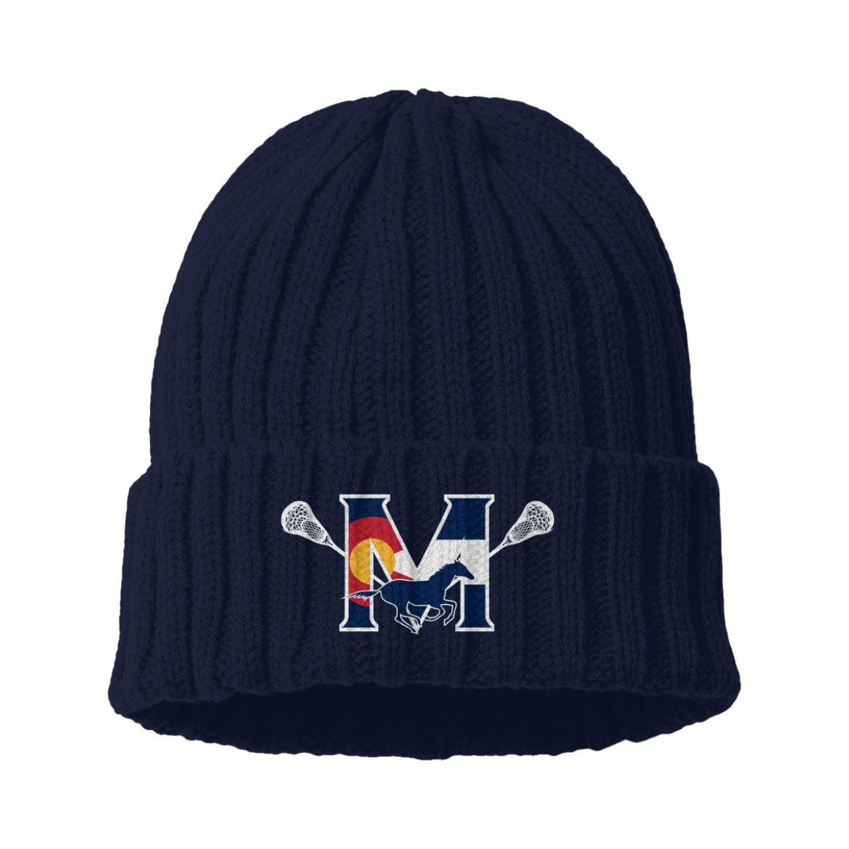 Mullen Lacrosse Cable Knit Beanie