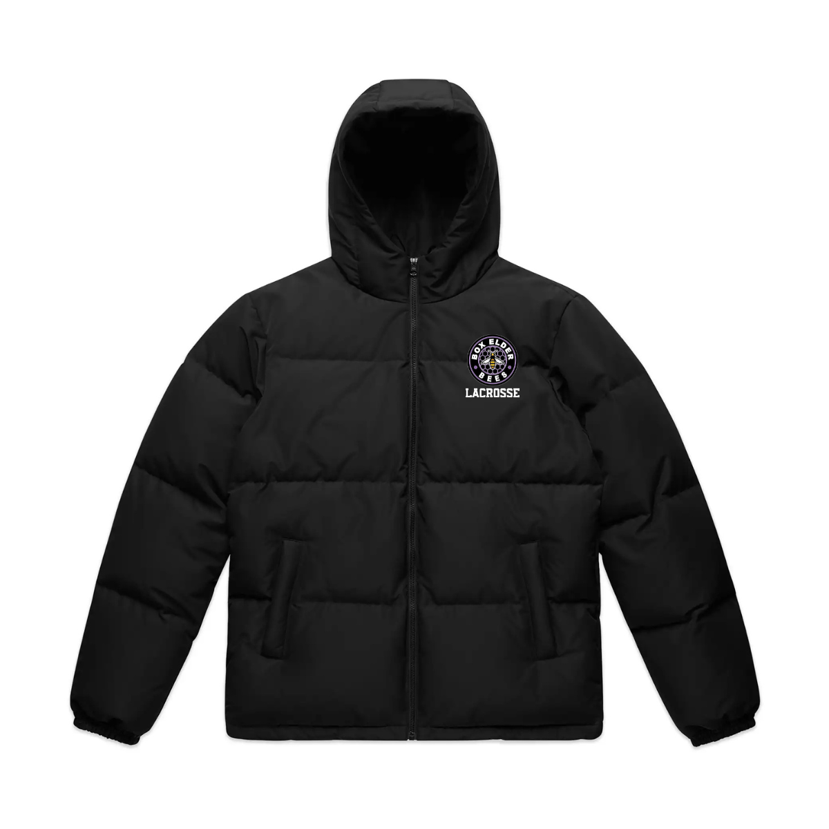 Adult Box Elder Lacrosse AS Colour Hooded Puffer Jacket