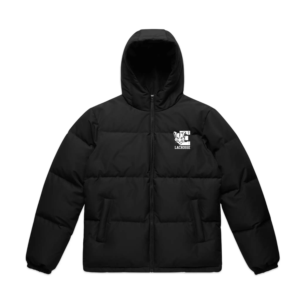 Adult Evergreen Lacrosse Hooded Puffer Jacket