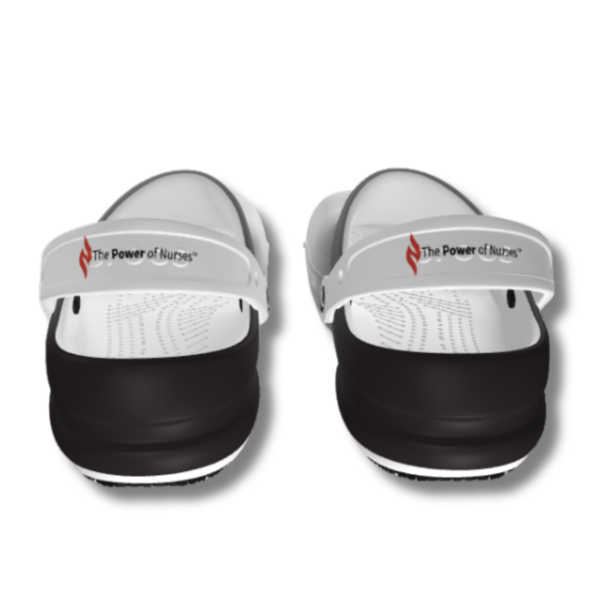 Crocs Slip Resistant Work Clog - Black/White Fade