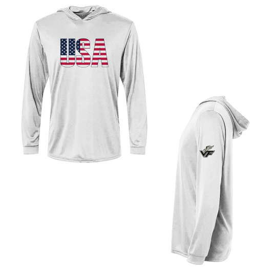 Adult Vallivue Lacrosse Bahama Sun Hoodie