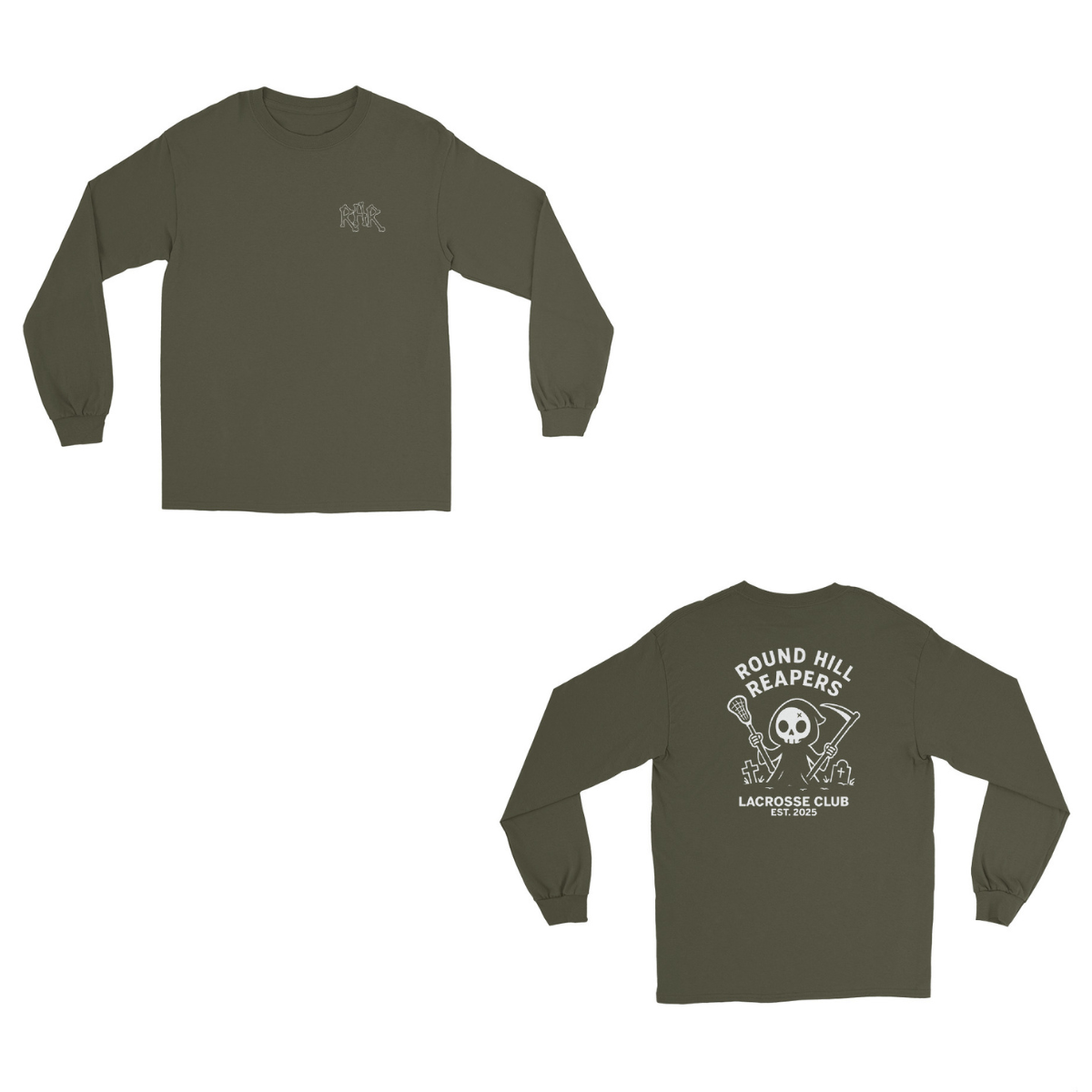 Adult Round Hill Reapers Gildan Long Sleeve Shirt