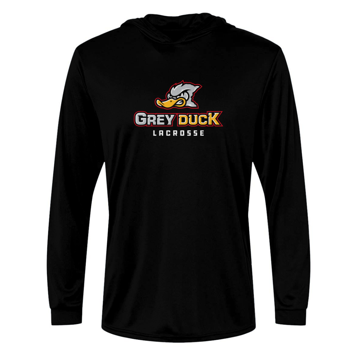 Adult Grey Duck Lacrosse Paragon Bahama Sun Hoodie
