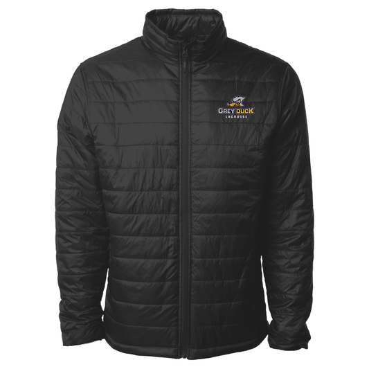 Adult Grey Duck Lacrosse ITC Puffer Jacket