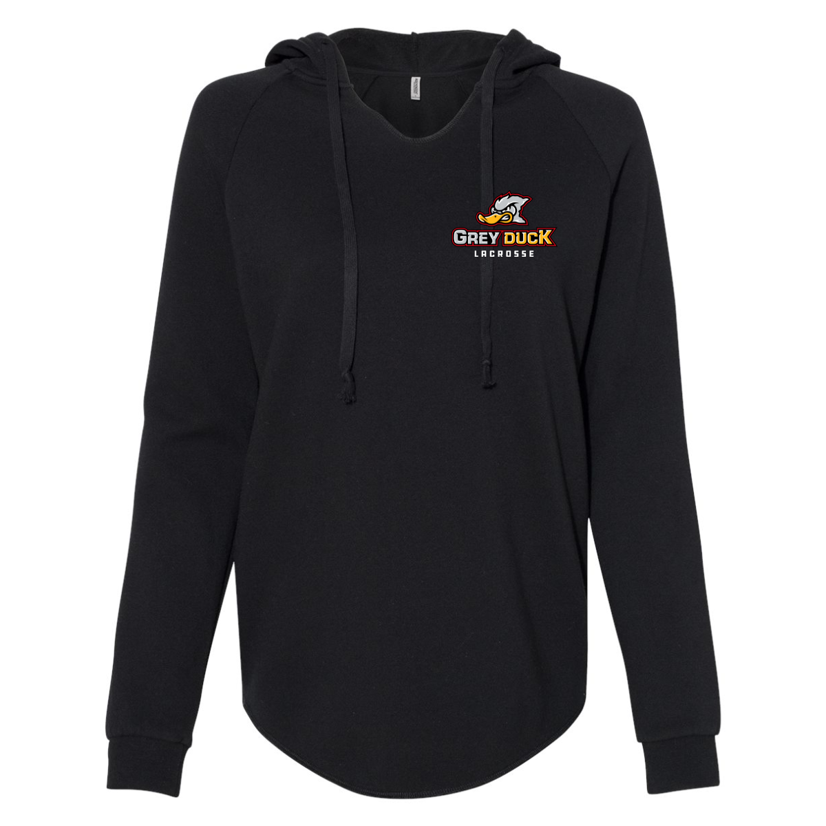 Women's Grey Duck Lacrosse ITC Lightweight Wash Hoodie