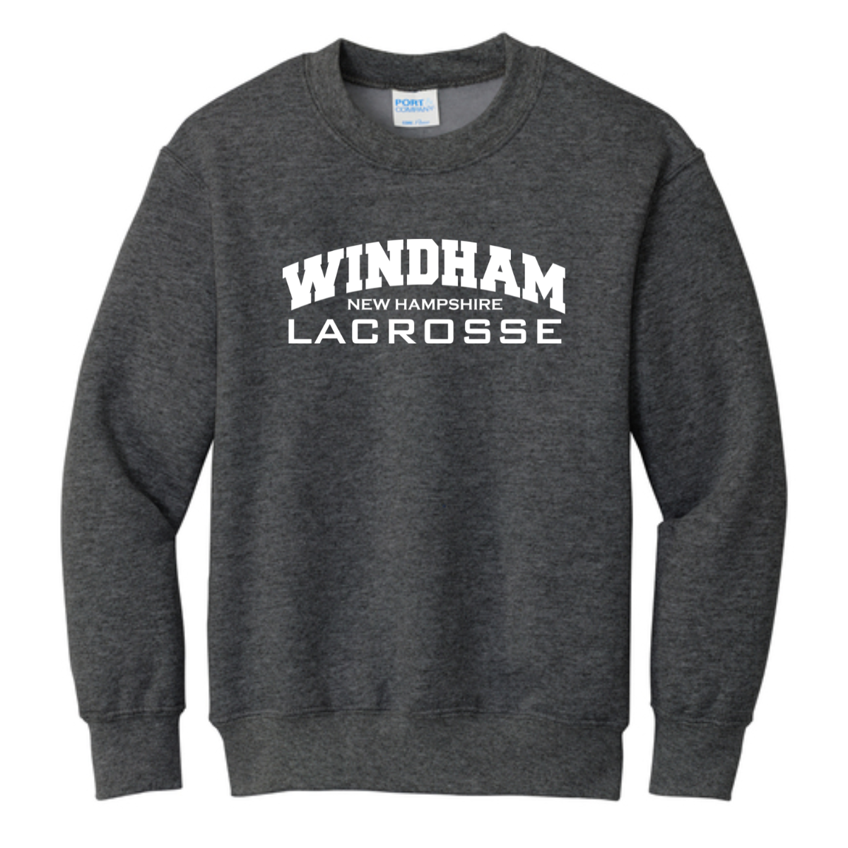 Youth Windham Lacrosse Port & Company Crewneck SweatShirt