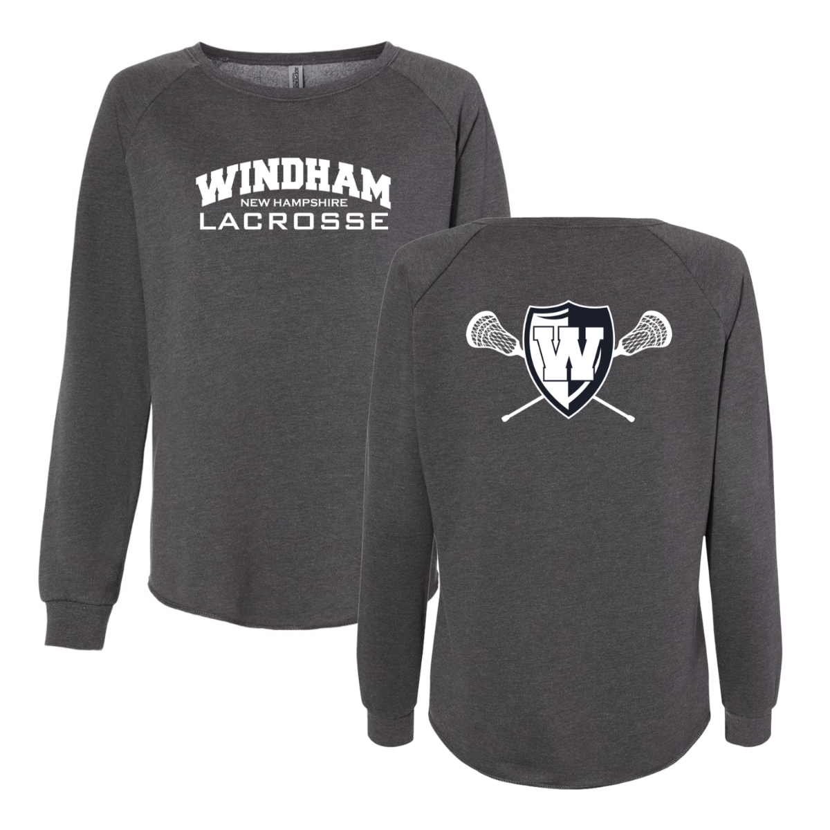 Women's Windham Lacrosse ITC Wave Wash Crewneck Sweatshirt