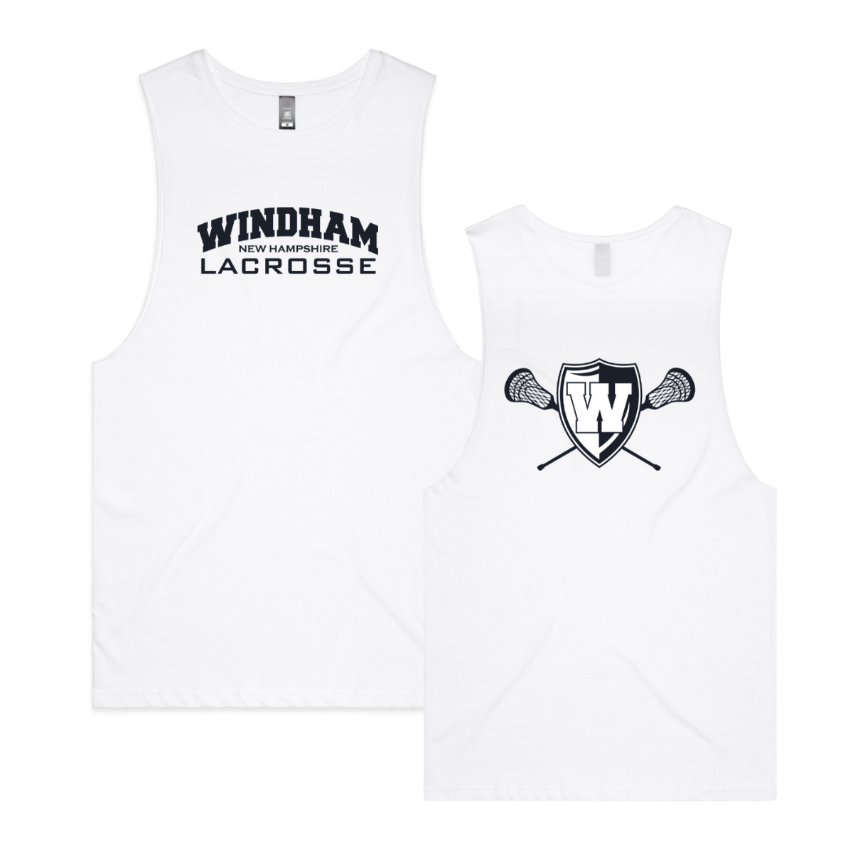 Adult Windham Lacrosse AS Colour Athlete Tank Top