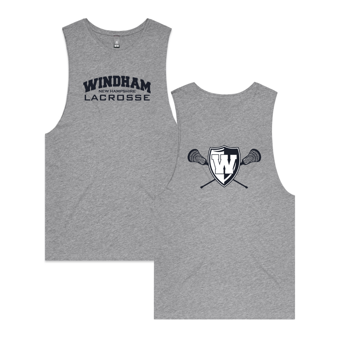 Adult Windham Lacrosse AS Colour Athlete Tank Top