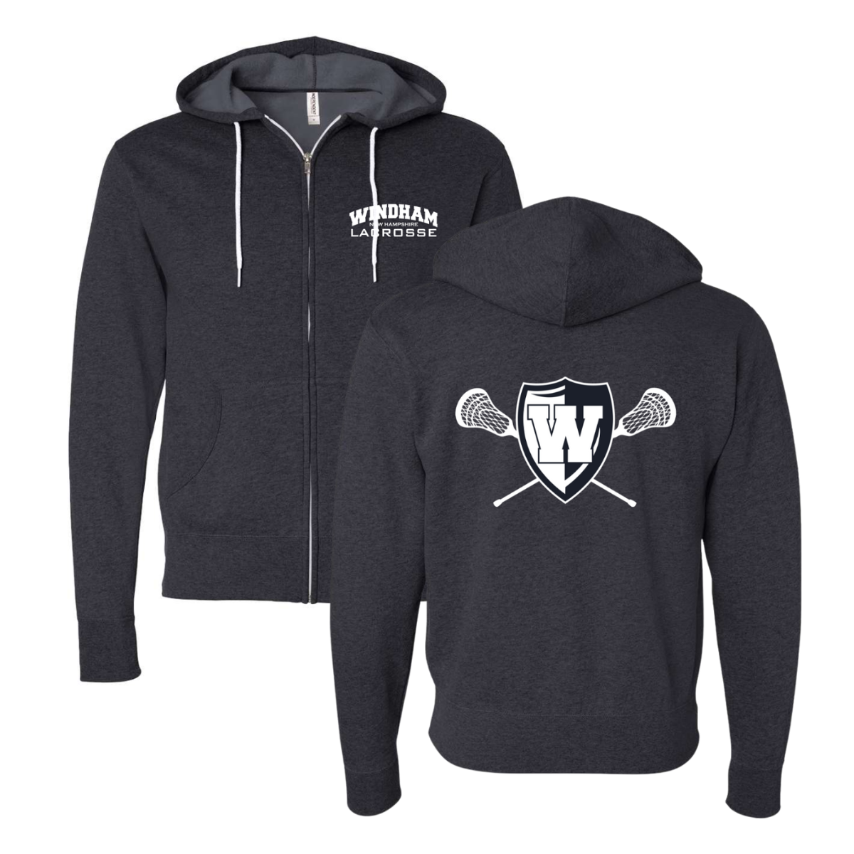 Adult Windham Lacrosse ITC Lightweight Full Zip Hoodie