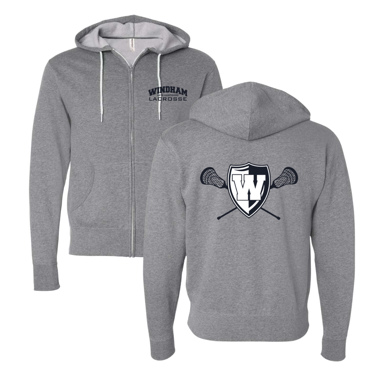 Adult Windham Lacrosse ITC Lightweight Full Zip Hoodie