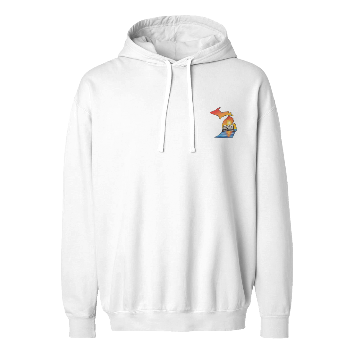 Adult 248 Lacrosse Comfort Colors Lightweight Hoodie