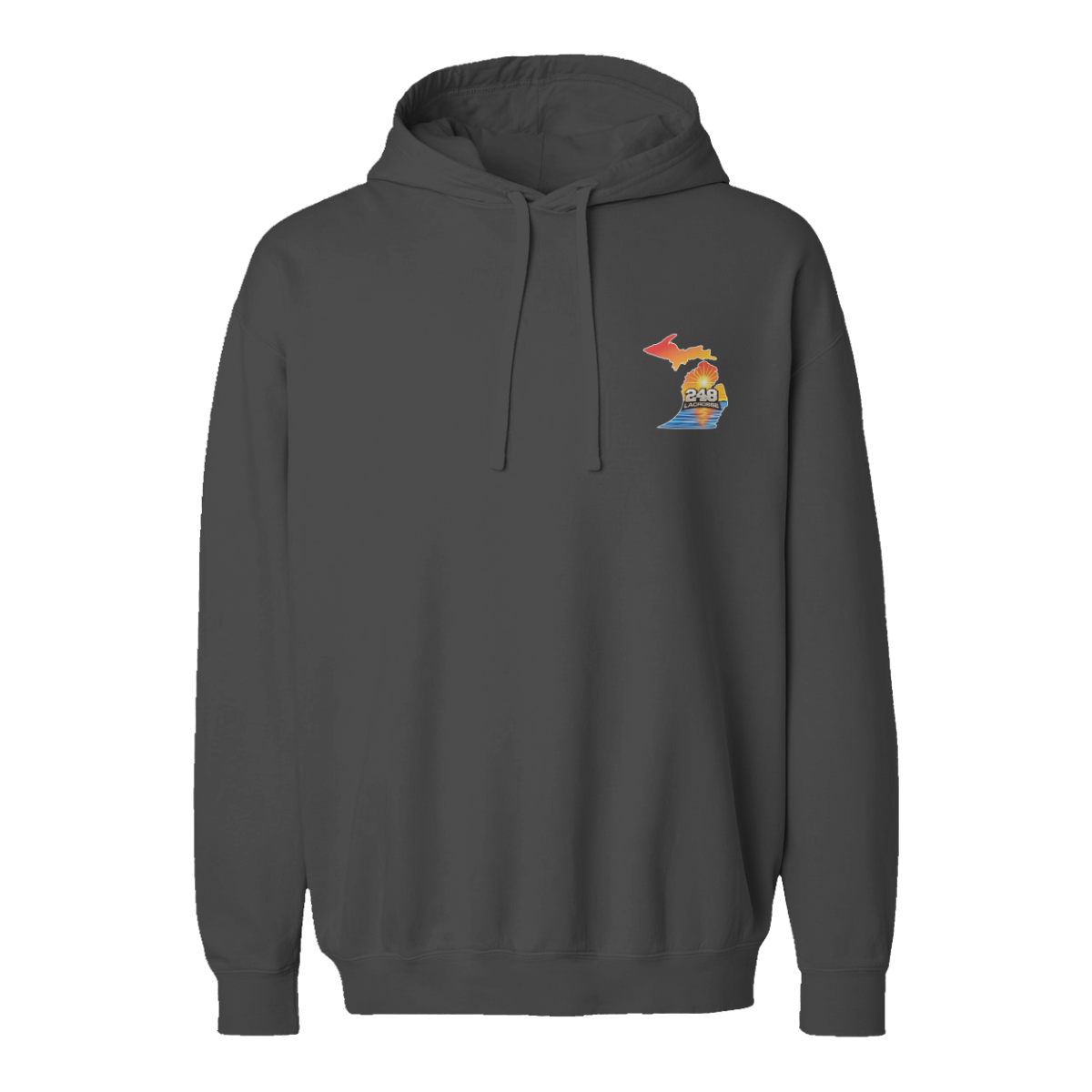 Adult 248 Lacrosse Comfort Colors Lightweight Hoodie