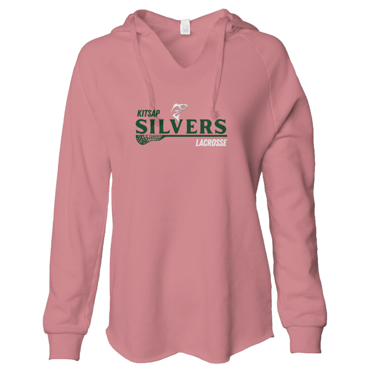 Women's Kitsap Silvers Lightweight Wash Hoodie