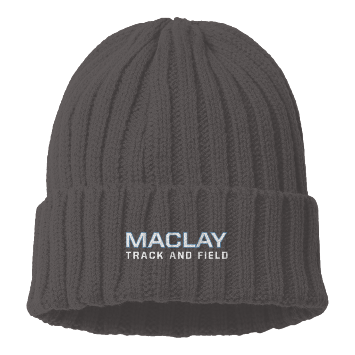 Maclay Track & Field  Atlantis Headwear Cable Knit Cuffed Beanie