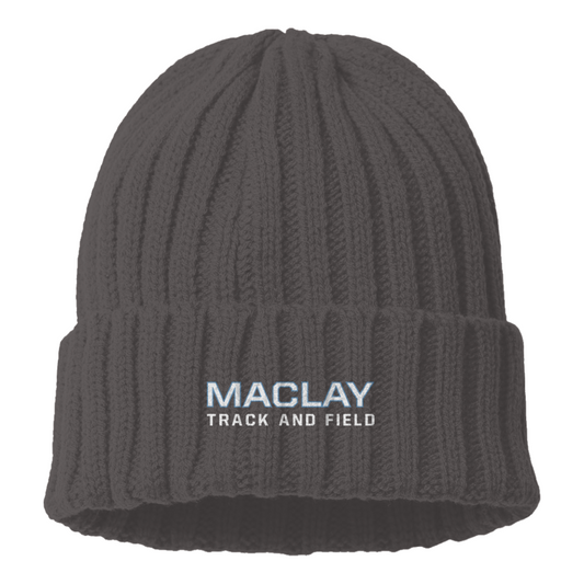 Maclay Track & Field  Atlantis Headwear Cable Knit Cuffed Beanie