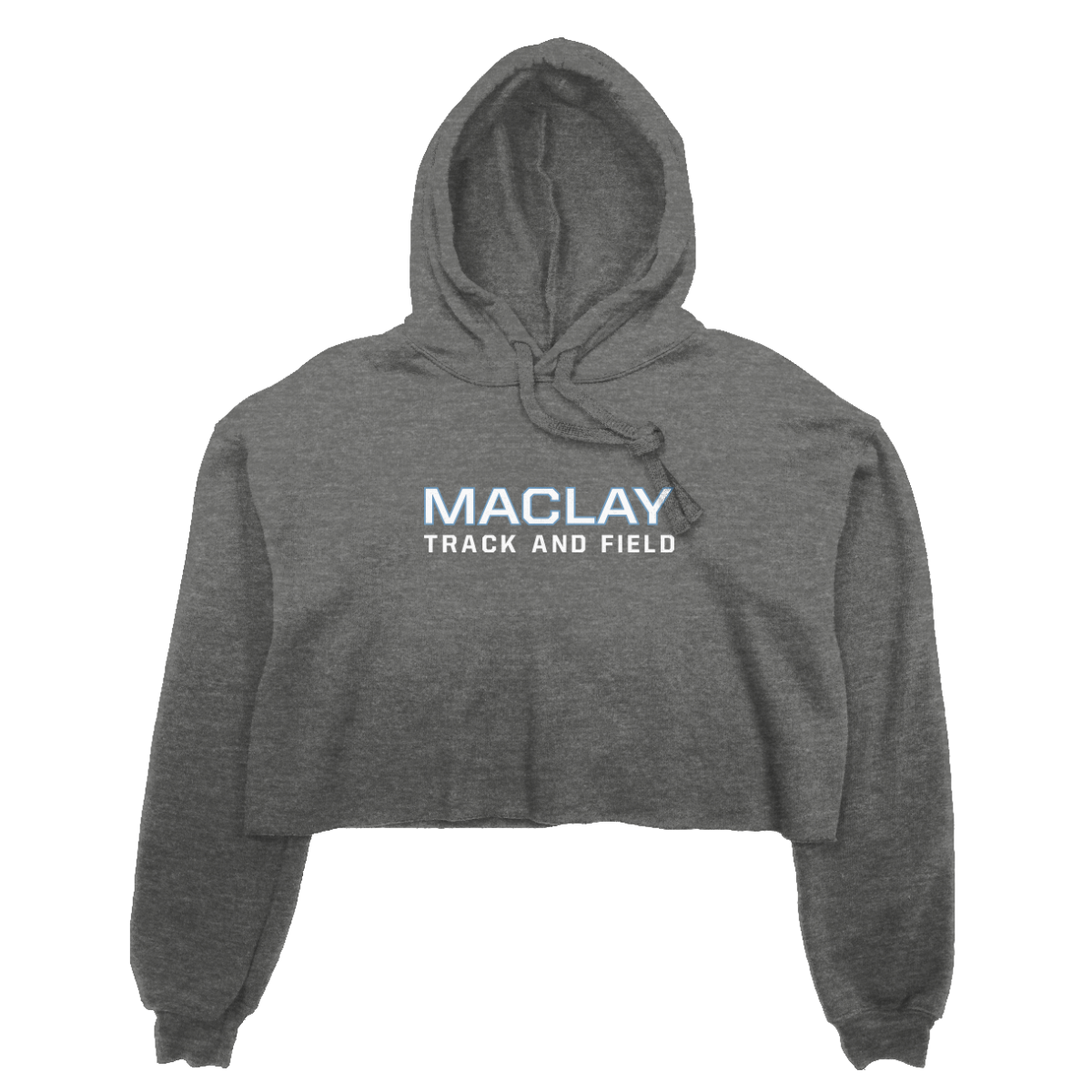 Women's Maclay Track & Field Bella + Canvas Cropped Hoodie