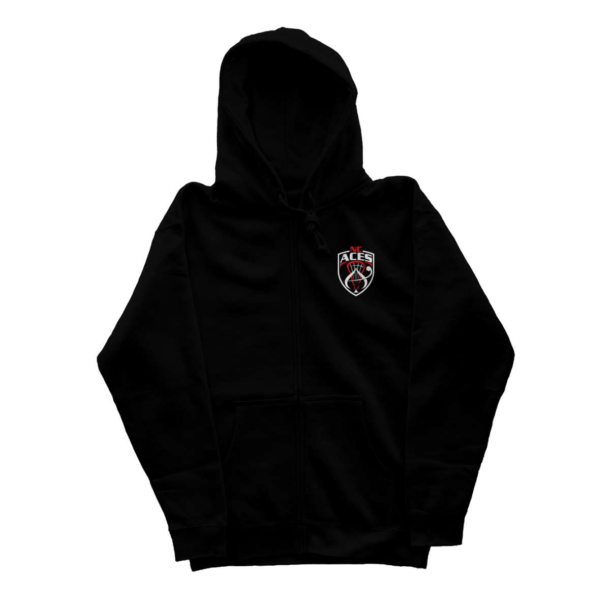 Adult NC Aces Independent Zip Hoodies