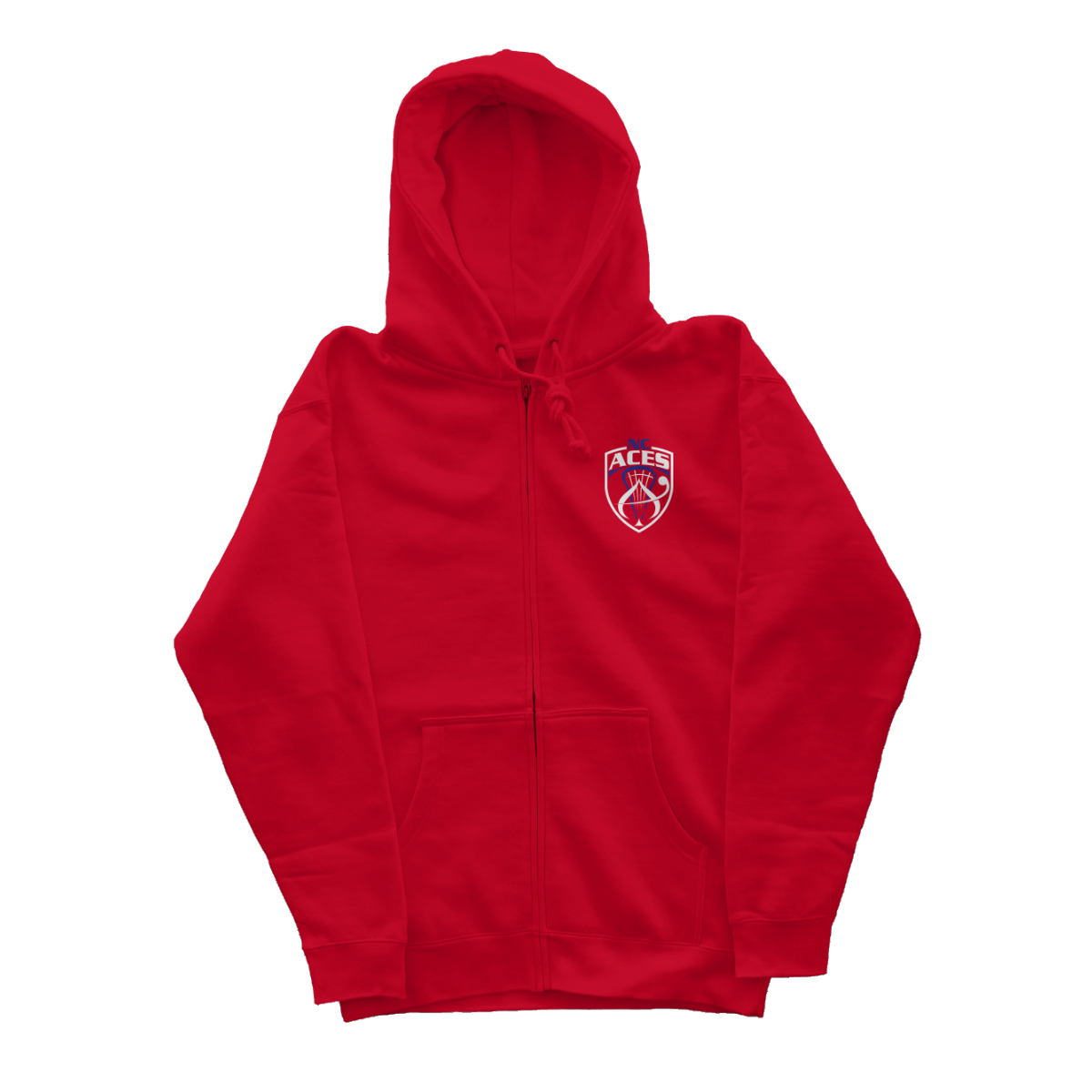 Adult NC Aces Independent Zip Hoodies