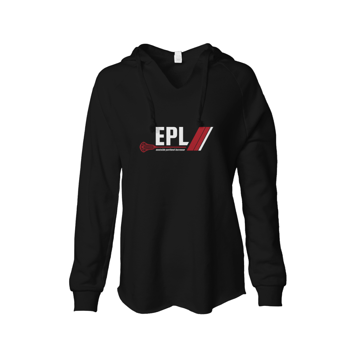 Women's Eastside Portland Lacrosse Lightweight Wash Hooded Sweatshirt