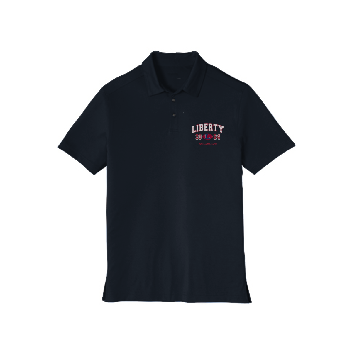 Adult Liberty Football Port Authority Stretch Polo