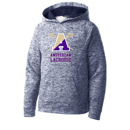 Youth Amsterdam Lacrosse Sport-Tek Electric Heather Hoodie