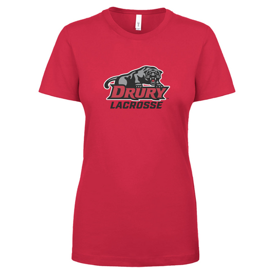 Women's Drury Lacrosse Next Level Ideal Crew T-Shirt
