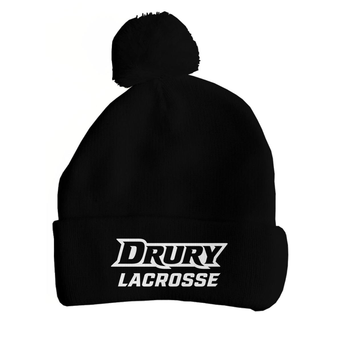 Drury Lacrosse Pom-Pom Beanie