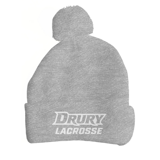 Drury Lacrosse Pom-Pom Beanie