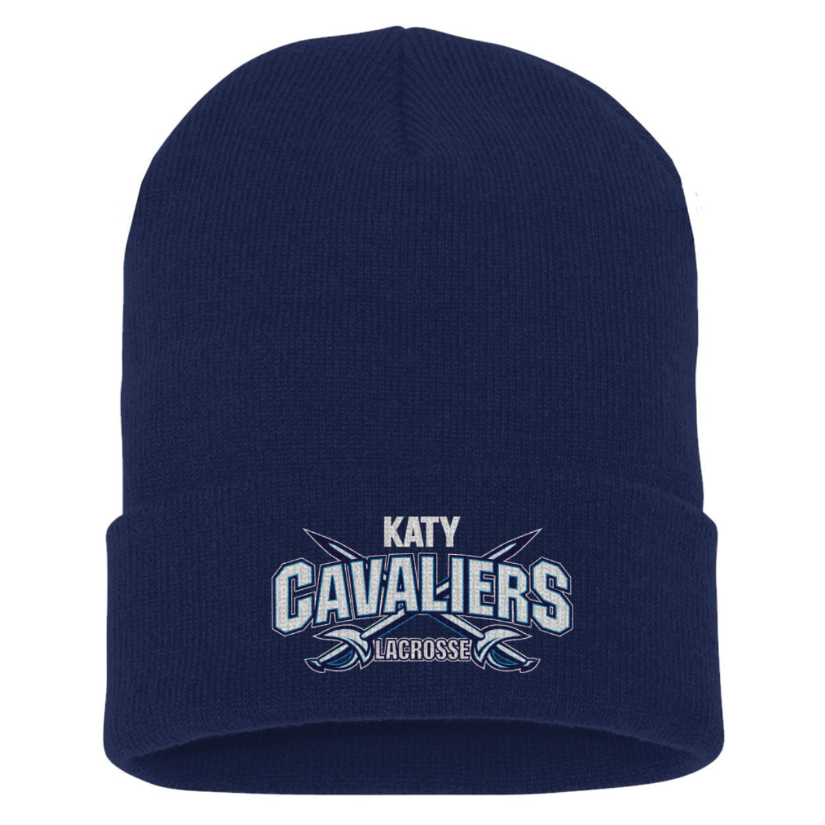 Katy Cavaliers Lacrosse Cuffed Beanie